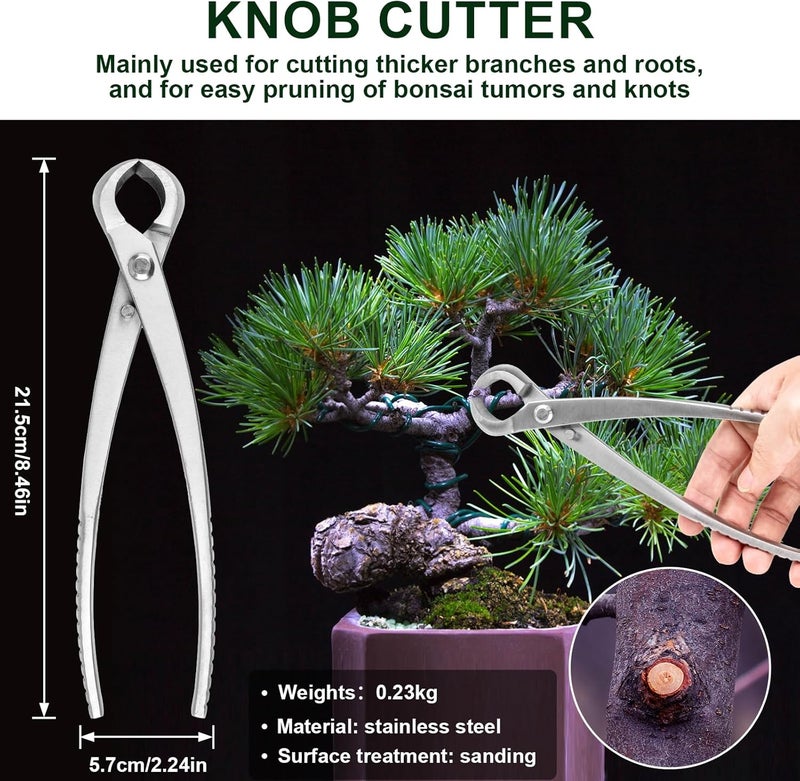 ppkbbeb 6 PCS Bonsai Pruning Tool Set, 6 Different Roles of Scissors to Meet All the Needs of the Usage Process, for Plant Pruning and Shaping, Free Your Hands and Easy to Finish the Work - Image 3